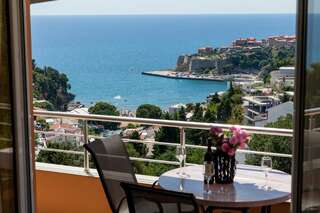 Апарт-отели Apartments Panorama Alaj Улцинь Двухместный номер с 1 кроватью и балконом, вид на море-5